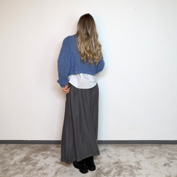 Co'couture - Co'couture Anya Denim Pleat Nederdel 