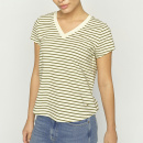 Mos Mosh - Mos Mosh Kala V-SS Stripe T-shirt Mos Mosh - Mos Mosh Kala V-SS Stripe T-shirt