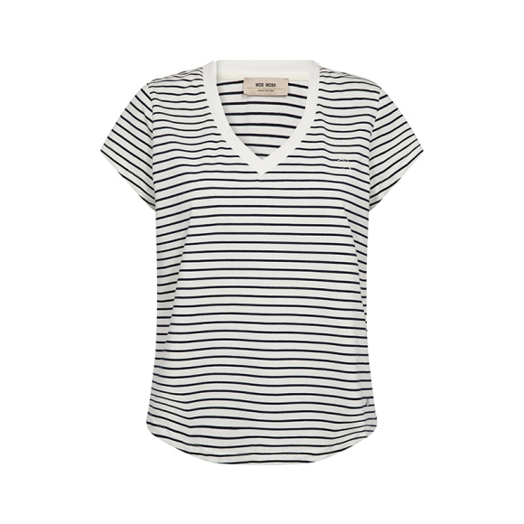 Mos Mosh - Mos Mosh Kala V-SS Stripe T-shirt 