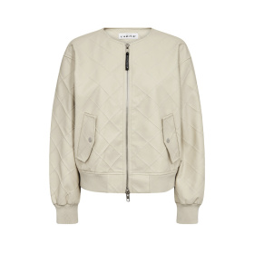 Haute L'amitie Quilt PU Bomber Jakke 