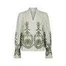 Neo Noir - Neo Noir Amara Stripe Bluse 