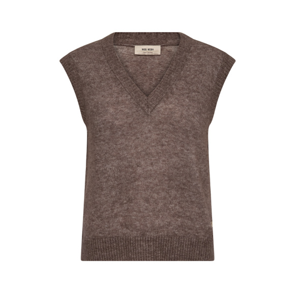 Mos Mosh - Mos Mosh Mape V-neck Knit Vest 