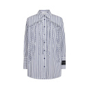 Haute L´amitié - Haute L'amitie Stripe Fringe Skjorte 