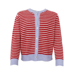 Black Colour Dell Stribet Caridigan 