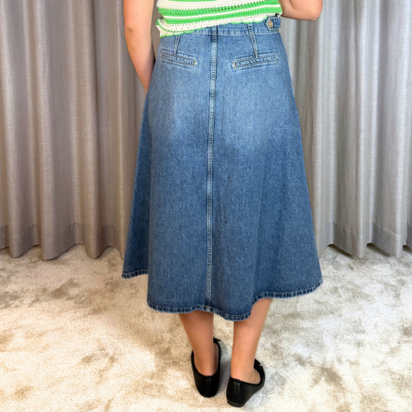 Mos Mosh - Mos Mosh Leala Denim Nederdel 