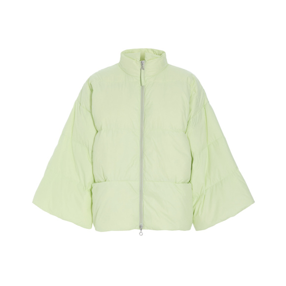 Bitte Kai Rand Feather Down Jakke, Farve: Lime Brun, Størrelse: S