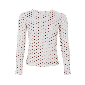 Black Colour Jennie Mesh Bluse 