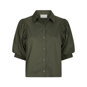 Neo Noir Etta Poplin Skjorte 