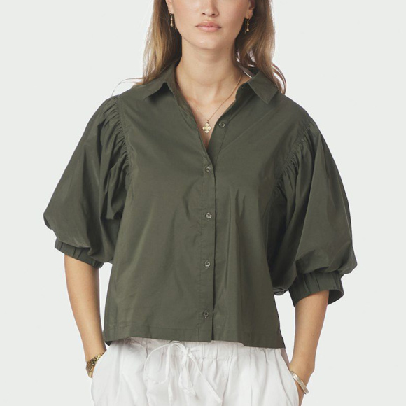 Neo Noir - Neo Noir Etta Poplin Skjorte 