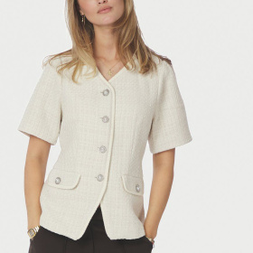 Neo Noir Faina Boucle Bluse 