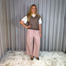 Mos Mosh - Mos Mosh Mape V-neck Knit Vest 