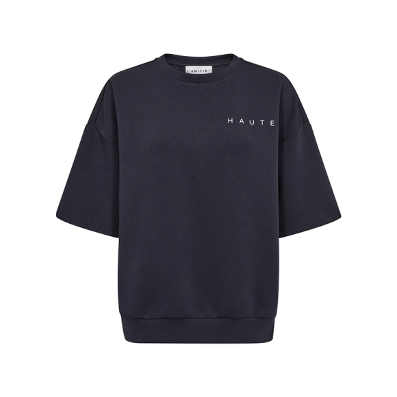 Haute L´amitié - Haute L'amitié Maxi Split Logo Sweatshirt 