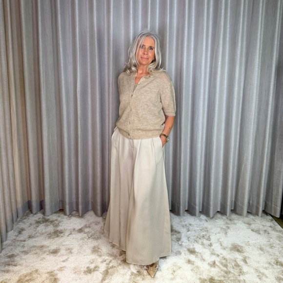 Black Colour - Black Colour Dell Strik Cardigan 