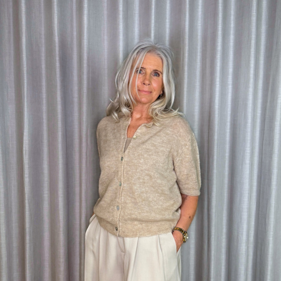 Black Colour - Black Colour Dell Strik Cardigan 