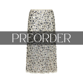 Neo Noir Gilla Flower Sequins Nederdel 