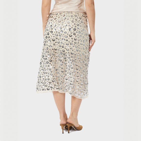 Neo Noir - Neo Noir Gilla Flower Sequins Nederdel 