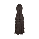 Neo Noir - Neo Noir Marli Solid Chiffon Kjole 