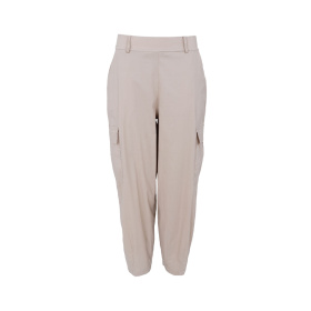 Black Colour Davina Barrel Bukser 