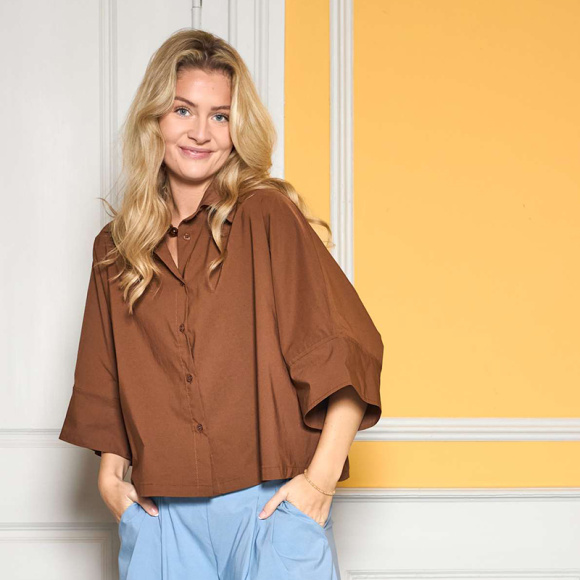 Black Colour - Black Colour Davina Loose Skjorte 