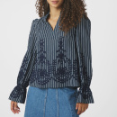 Neo Noir - Neo Noir Amara Stripe Bluse Neo Noir - Neo Noir Amara Stripe Bluse