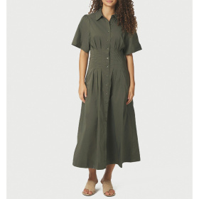 Neo Noir Baia Poplin Kjole 