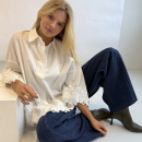 Continue - Continue Klara Embroidery Bluse 