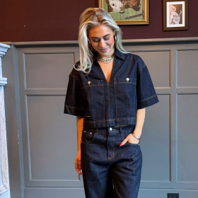 Haute L'amitie Drew Denim Bluse 