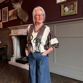 Haute L'amitie Haute 24 Stribet Bluse