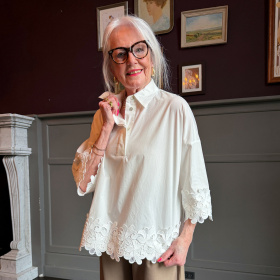 Continue Klara Embroidery Bluse 