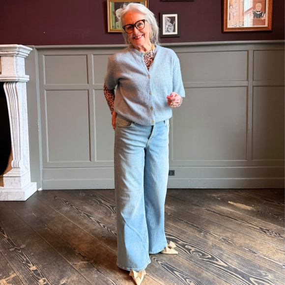 Black Colour - Black Colour BCAnnie Shimmer Meshbluse 