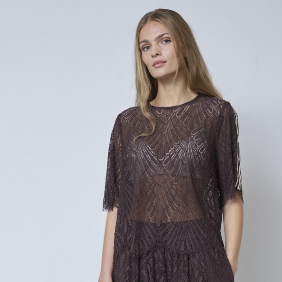 Co'couture - Co'couture Leti Lace Bluse 
