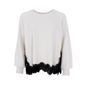 Black Colour Evy Blonde Sweatshirt Black Colour Evy Blonde Sweatshirt