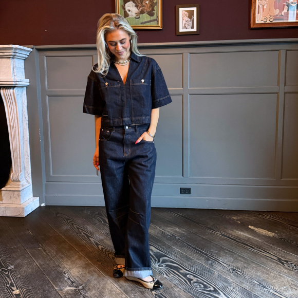 Haute L´amitié - Haute L'amitie Drew Barrel Panel Jeans 