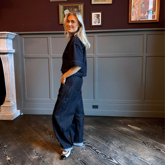 Haute L´amitié - Haute L'amitie Drew Barrel Panel Jeans 