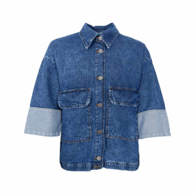 Black Colour Izzy Denimjakke 