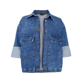 Black Colour Izzy Denimjakke 