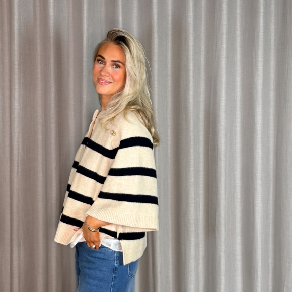 Continue - Continue Louis Stripe Cardigan 