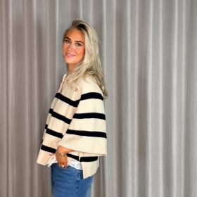 Continue Louis Stripe Cardigan 