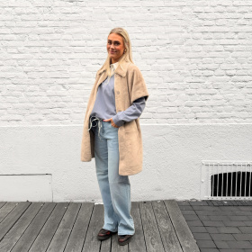 Notyz Faux Fur Jakke Notyz Faux Fur Jakke