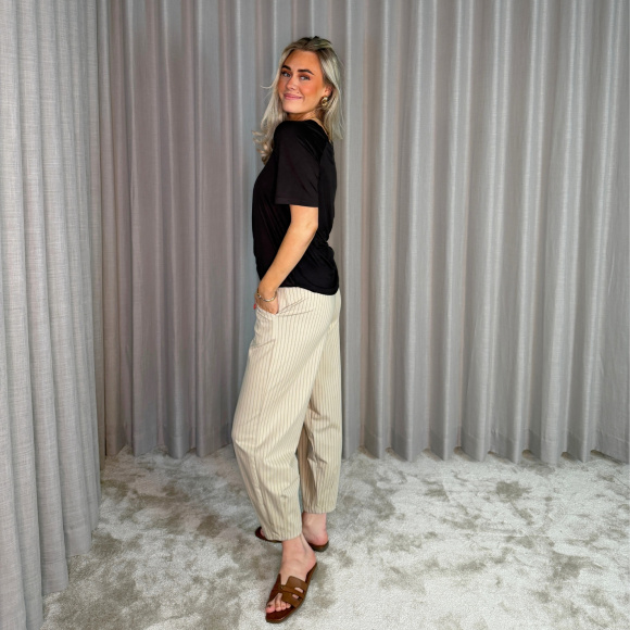 Black Colour - Black Colour Milano Barrel Bukser 