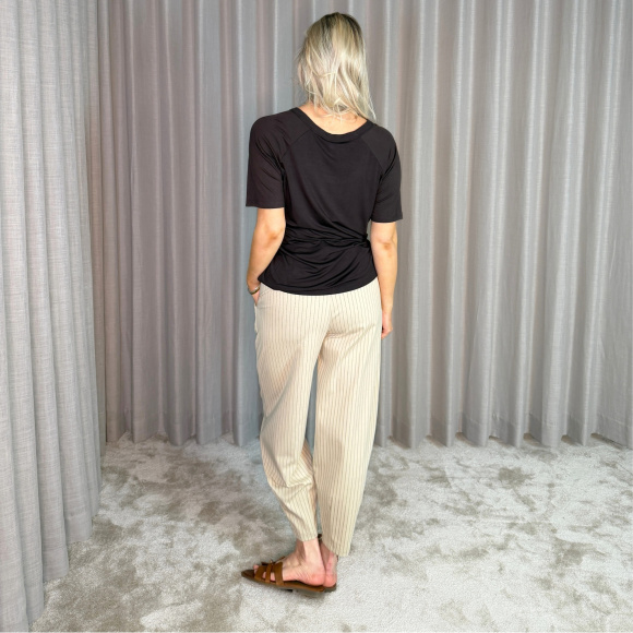 Black Colour - Black Colour Milano Barrel Bukser 