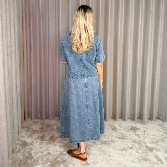 Co'couture - Co'couture Lova Denim Bluse 