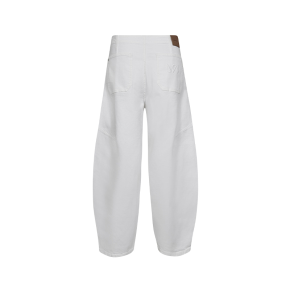 Mos Mosh - Mos Mosh MMRosy Bianco Barrel Fit Jeans 