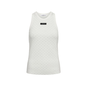 Haute lamitie Rib Badge Stone Tank