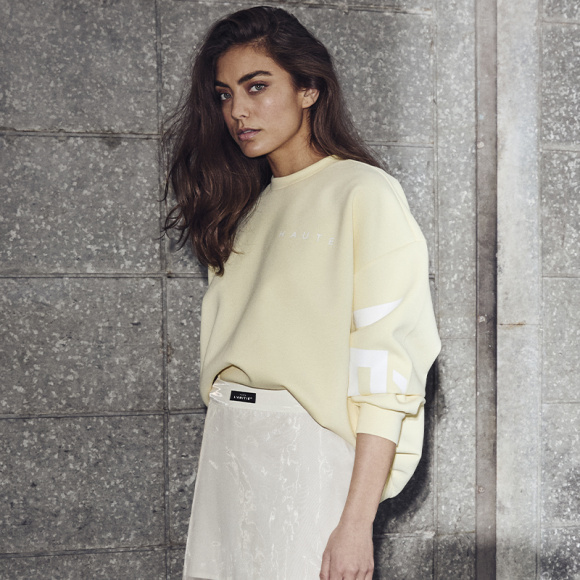 Haute L´amitié - Haute L'amitie Maxi Split Logo Sweat 