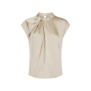 Neo Noir - Neo Noir Fleur Drapy Bluse Neo Noir - Neo Noir Fleur Drapy Bluse