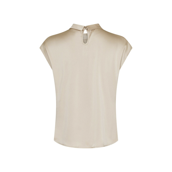 Neo Noir - Neo Noir Fleur Drapy Bluse