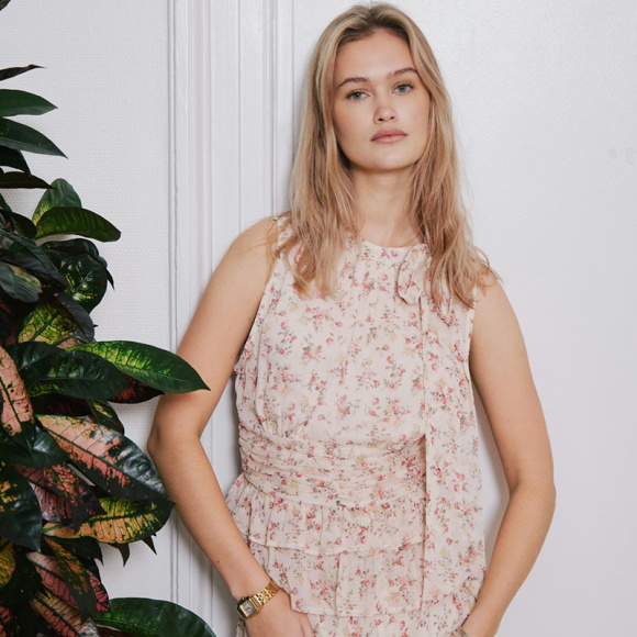 Neo Noir - Neo Noir Ansol Meadow printed Top