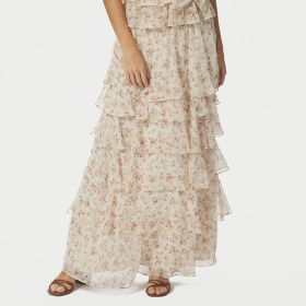 Neo Noir Morris Meadow Printed Nederdel