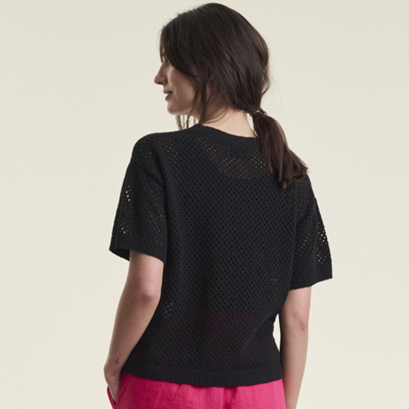 Bitte Kai Rand - Bitte Kai Rand Kumi Kortærmet Strikbluse 